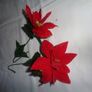 Faux Poinsetta x 2 for Sale Image 4