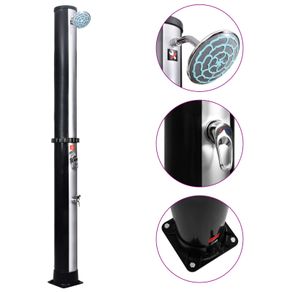 Outdoor Solar Shower with Shower Head and Faucet 35 L