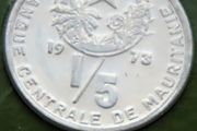 Mauritania 1973 Vintage Coin Stamp cover BUNC
