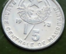 Mauritania 1973 Vintage Coin Stamp cover BUNC