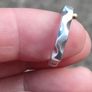 Modernist Serpent Irish Sterling Silver Ring Image 7