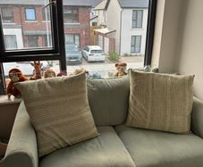 IKEA GRONLID 2-Seater Sofa with Storage Ottoman (Discontinued) - Mint Color