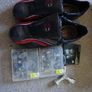 Football Boots Adidas F50.6 Tunit Grey/Red (2006) Size 7UK ALL Image 6
