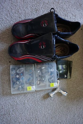 Football Boots Adidas F50.6 Tunit Grey/Red (2006) Size 7UK ALL