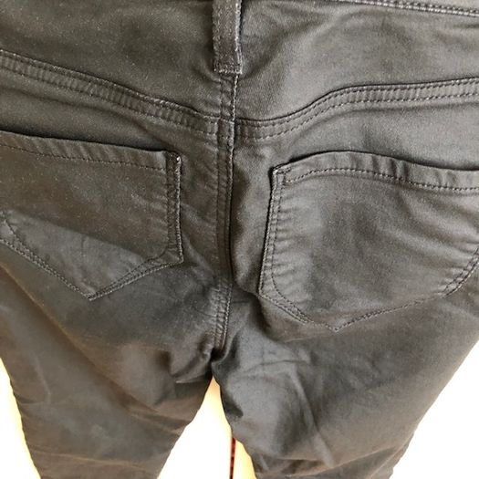 Coated Black Jeans River Island SIZE 8