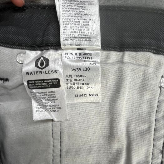 LEVIS 541 Jeans Mens Dark Grey Athletic Tapered Stone Wash W36 L28