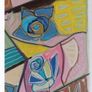 Original Abstract Painting  inspired by a box of Cadbury Roses Chocolate Image 3