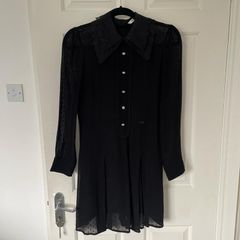 Zara playsuit with embroidered collar