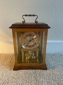 vintage Daniel Dakota Quartz Westminster Chime Mantle Clock