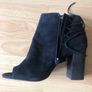 Black suede Nine West shoes. Size 6.5-7 UK Image 3