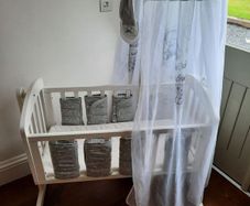 Mamas & Papas cot with canopy