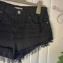 shorts  Bershka size 10 black frayed end style Image 8