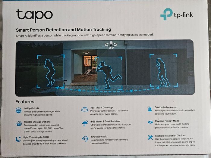 Outdoor Security Wi-Fi Camera Like New