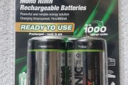 Tronic Rechargeable NiMH batteries D MONO HR20 BA-30 4500mAh