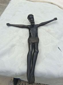 Mid Century Ebony African Corpus Christ