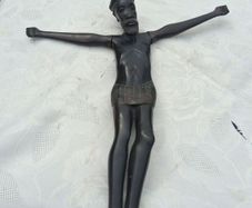 Mid Century Ebony African Corpus Christ