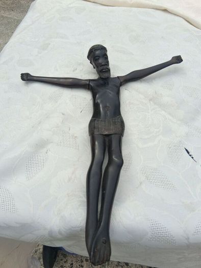 Mid Century Ebony African Corpus Christ