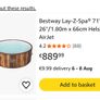 Inflatable Hot Tub - Only used once Image 5