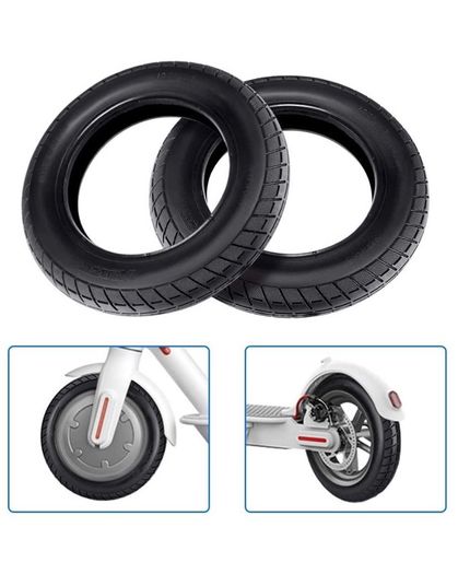 2Pcs Electric Scooter Tire 10 inch, Electric Scooter Replacement Wheels, Electric Scooter Inflatable Tire Tyre Outer Tube Balance Tire Scooter Replacement Parts Compatible for Xiaomi M365 PRO