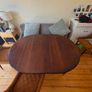 Elegant Mid-Century Modern Extendable Dining Table Image 4