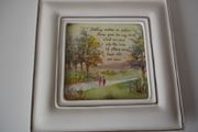 Porcelain Framed Sisters Watercolour Picture