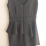 black peplum dress size 12 Image 3