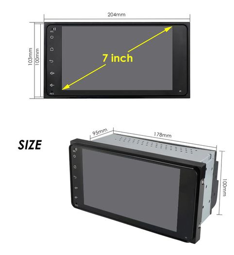 Android 10 2Din 2 Din Universal Car Multimedia Player Radio Stereo Mirror Link BT for Toyota VIOS CROWN CAMRY HIACE PREVIA COROLLA RAV4 RAV 4