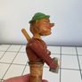 Vintage Anri Hand Carved Wood Beer Drinker Bottle Cork Stopper Image 3