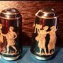 Vintage Greek Salt And Pepper Shakers. Image 2