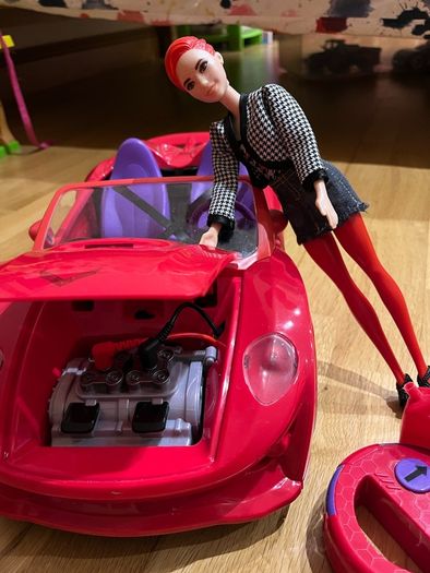 H2O RC car and Barbie doll