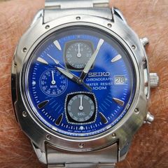 Watch Seiko Chronograph.  Quartz.