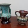 A Wonderful Curated Selection of Two Mid Century West German, German, Foreign Pottery Vases and Jugs for Sale as a Collection, by Scheurich Keramik Image 5
