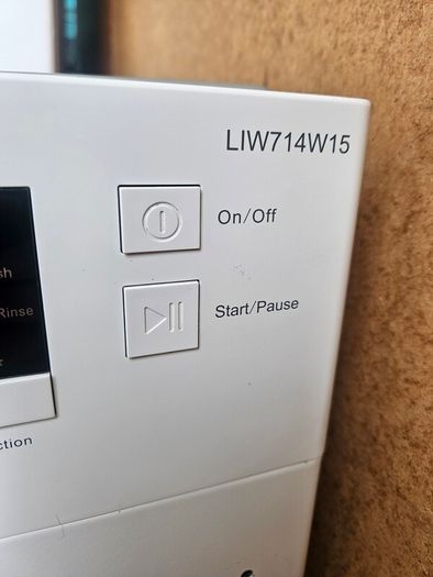 washing machine integrated a+++