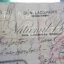 Vintage Cheque from The National Bank Limited, Dun Laoghaire Branch, dated August 25, 1943 Image 7