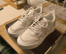 White woman shoes