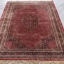 This is a good old hand knotted carpet with no wear Image 4