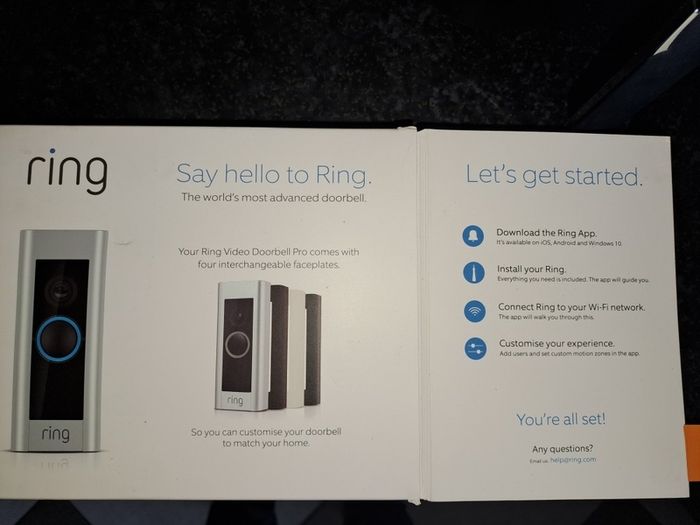 ring video doorbell Pro