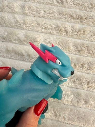 Mr Beast Lab Goo Jit Zu Hypercharged Panther Stretchy Action Figure approx.12 cm. Used Please see photos