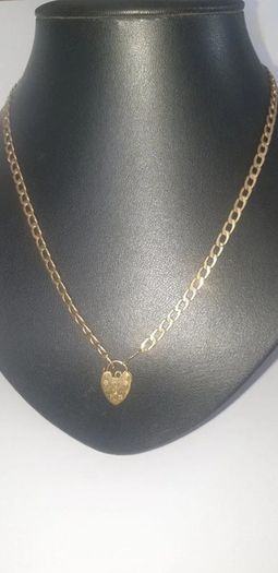 Pristine Vintage 9ct Gold UNIDOR Jailers Chain 20"