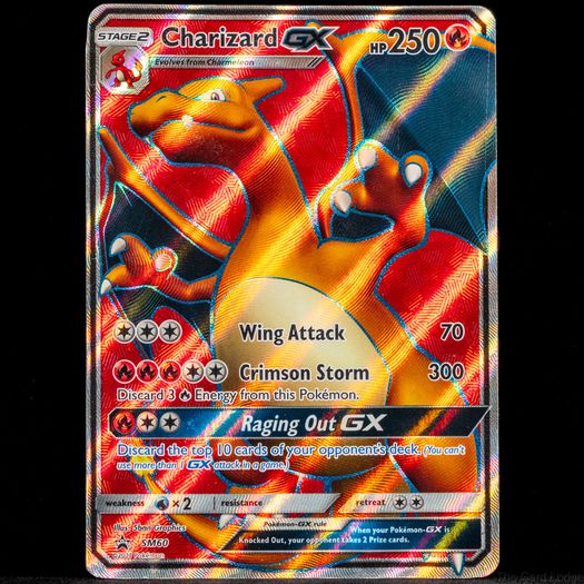 Charizard GX SM60 Full Art Holo Black Star Promo Pokemon Card Rare