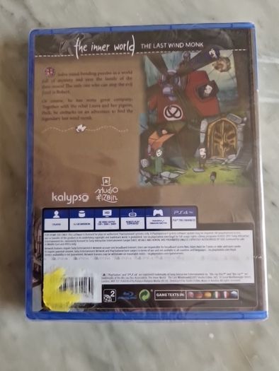 Brand new The Inner World The Last Wind Monk PlayStation4 Ps4 Games Original