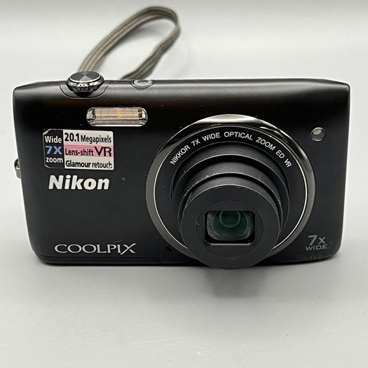 Nikon COOLPIX S3500 20.1MP - Digital Camera Black - Full Kit