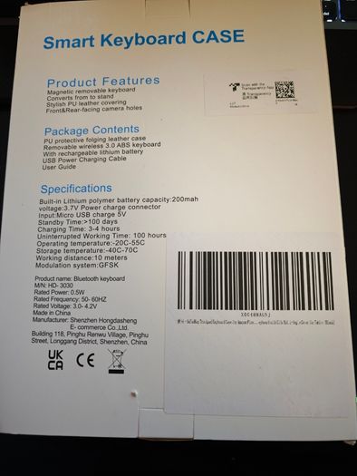 Amazon Fire HD10 10.1'' 2021/2023 Smart Keyboard Case