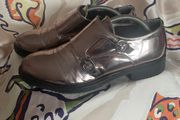 PRIMADONNA Bronze Metalic Patent Flats