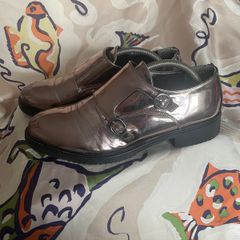 PRIMADONNA Bronze Metalic Patent Flats