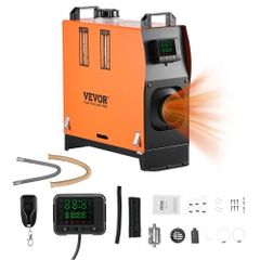 Diesel Air Heater, 12-24V 5-8KW, Fast Heating Diesel Parking Heater with Remote Control and Color Digital Display, Low Noise, Voice Announcement, for RV, Truck, Camper, Van, Boat and Trailer