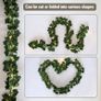 12Pack Vines with LED String Lights, Room Decor Fake Ivy, Wall Decor Artificial Ivy Garland, Garden Decor Fake Vines, Artificial Plants Leaves Aesthetic Garden Accessories(84Ft) Image 3