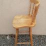 Wodden bar stool Image 3