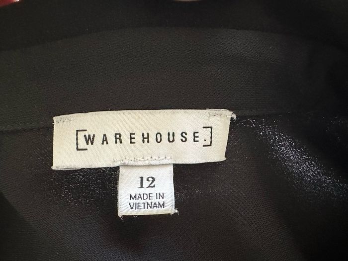 Black shirt dress from Warehouse- sz 12