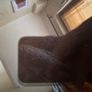 glass table with iron legs Image 5